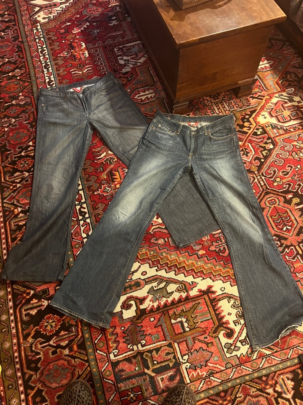 Lucky Sweet N’ Low Mid-Rise Jeans, Size 10 (30), 2 pair sold as one lot
